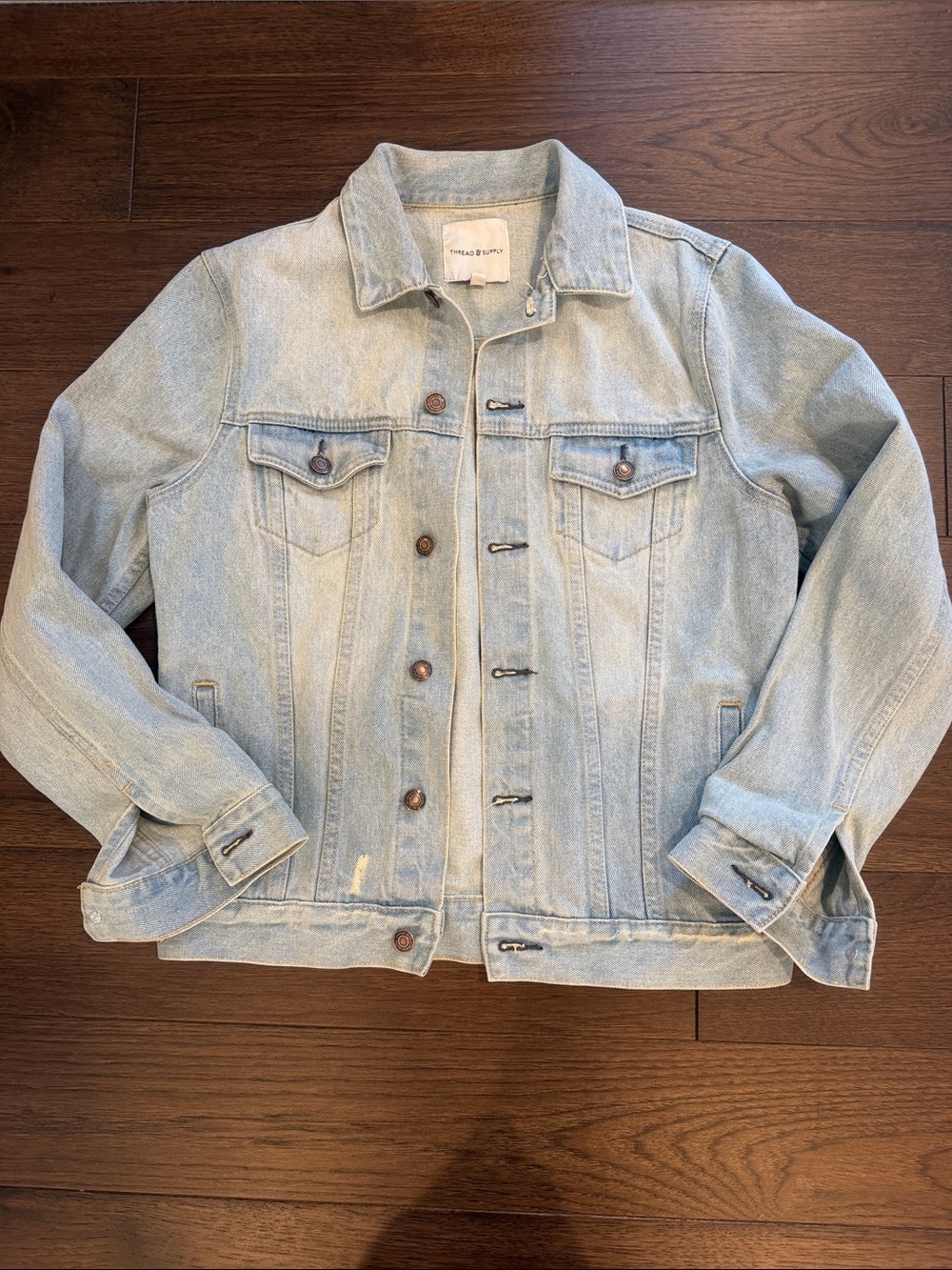 Thread & Supply Tyler Jacket for Women in Light Wash Size Small - C54-038